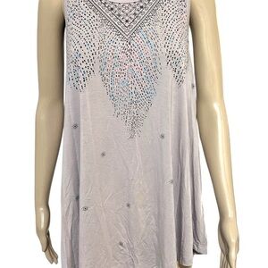 Torrid Purple Graphic Sleeveless Tank Top
